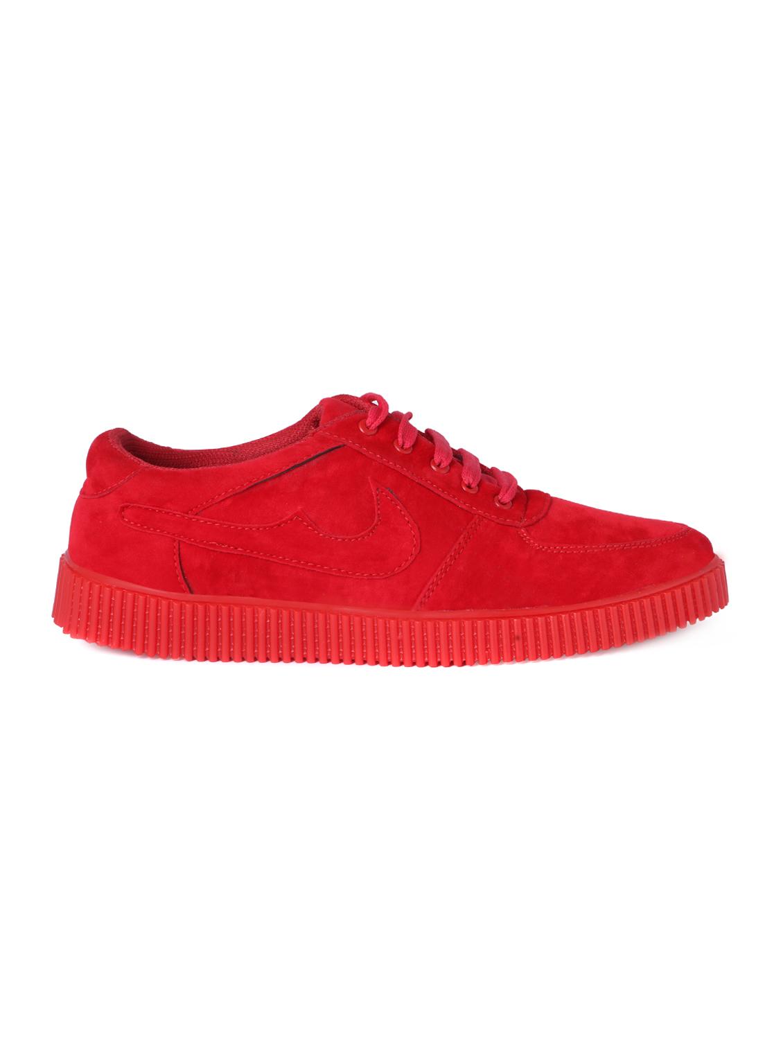 red suede lace up sneaker - 15137990 - Zoom Image - 2