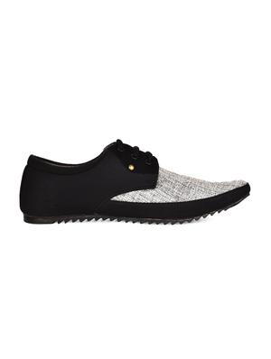 black canvas lace up shoes - 15139077 - Standard Image - 2