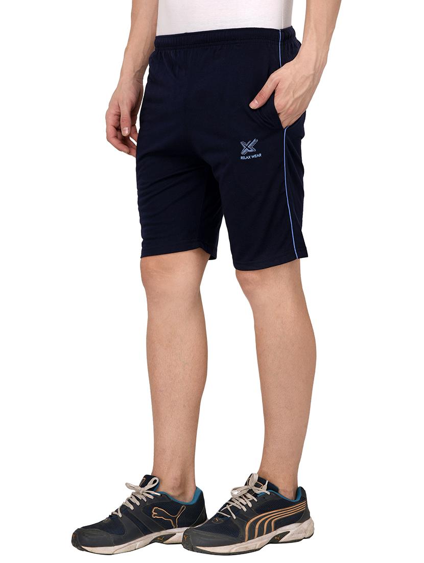navy blue cotton short - 15141092 - Zoom Image - 2