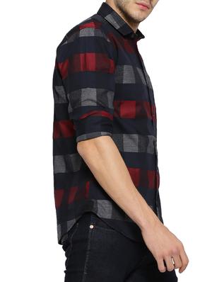 black cotton casual shirt - 15141521 - Standard Image - 2