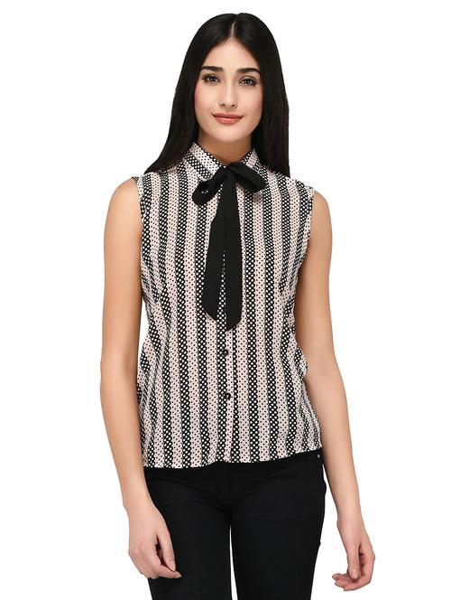 black printed shirt - 15142434 - Standard Image - 1