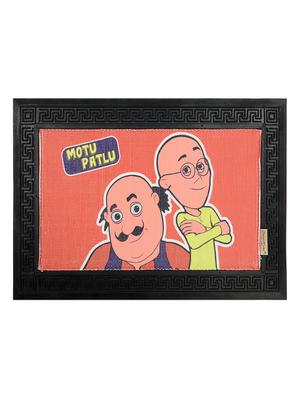 Motu-Patlu Anti Slip Rubber Door Mat- 40x60 CM - 15143246 - Standard Image - 2