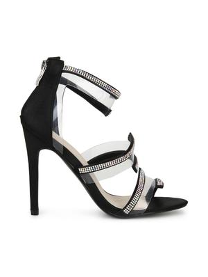 black patent leather closed back sandals - 15144708 - Standard Image - 2
