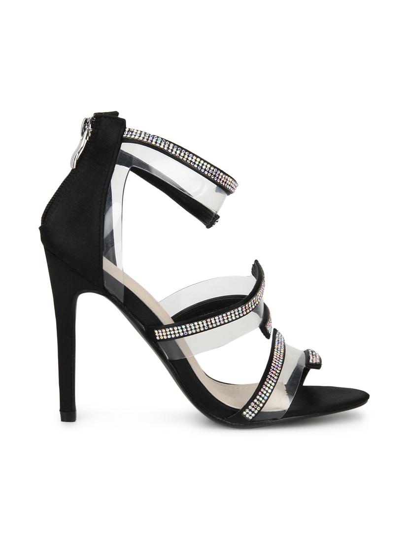 black patent leather closed back sandals - 15144708 - Zoom Image - 2