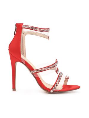 red patent leather closed back sandals - 15144709 - Standard Image - 2