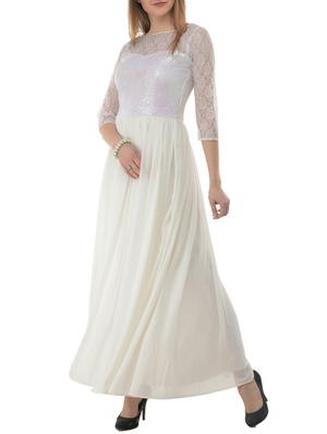 floral laced sequins maxi dress - 15145951 - Standard Image - 2