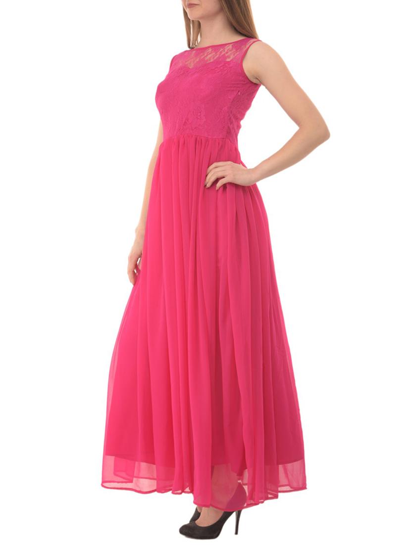 floral lace gathered maxi gown - 15145953 - Zoom Image - 2