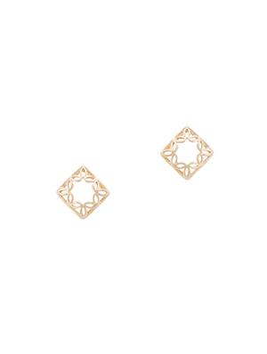 gold studs earring - 15146012 - Standard Image - 2