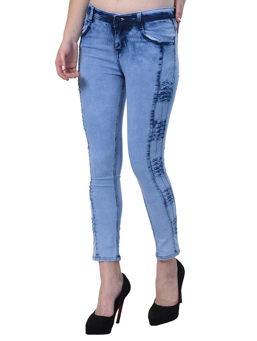 blue solid denim jeans - 15148410 - Zoom Image - 2