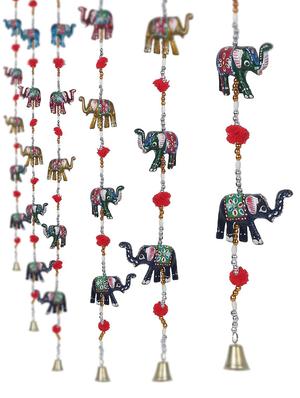 Rajasthani Elephant Door Hanging Home Decor- Set of 2 - 15149664 - Standard Image - 2