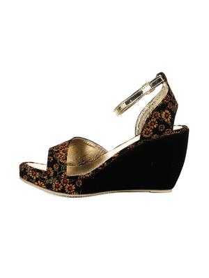 black ankle strap wedge - 15157059 - Standard Image - 2