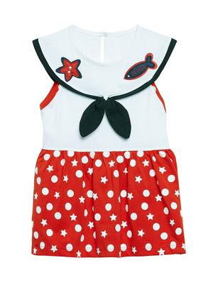 multi colored cotton frock - 15160321 - Standard Image - 2