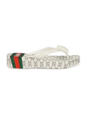 white toe separator flip flop - 15160823 - Standard Image - 2
