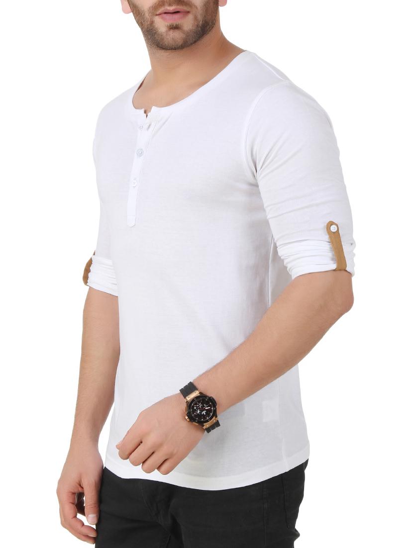 white cotton t-shirt - 15160953 - Zoom Image - 2