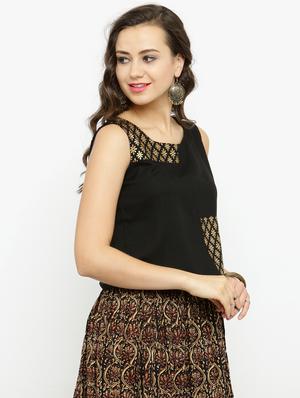 black viscose blouse - 15162930 - Standard Image - 2