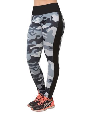 grey printed nylon track pant - 15163231 - Standard Image - 2