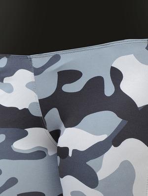 grey printed nylon track pant - 15163231 - Standard Image - 5