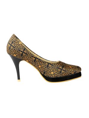 black slip on pump - 15163649 - Standard Image - 2