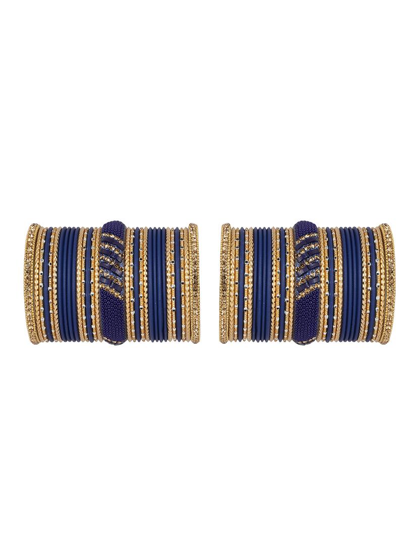 blue metal bangle - 15166022 - Zoom Image - 2