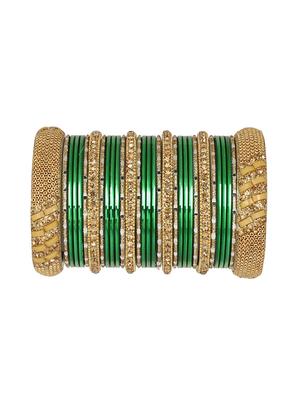 green metal bangle - 15166144 - Standard Image - 2