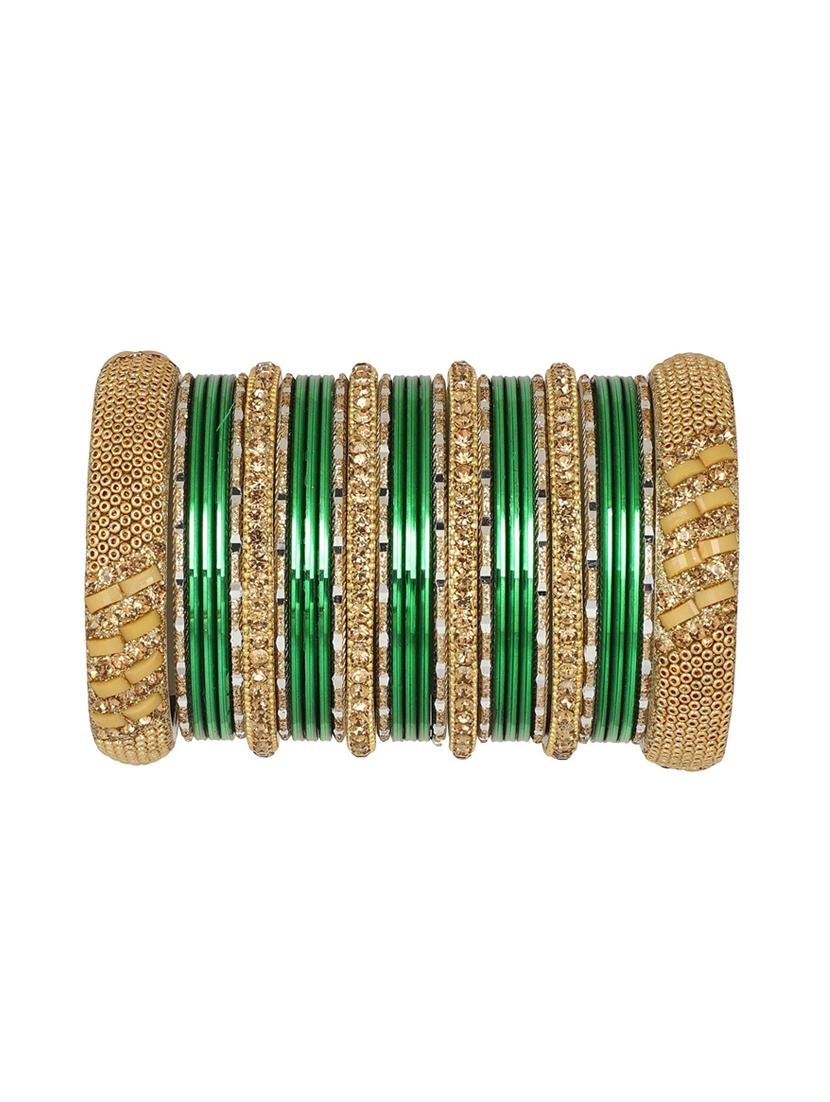 green metal bangle - 15166144 - Zoom Image - 2