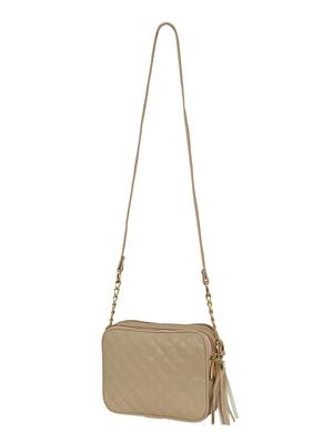 cream leatherette regular sling bag - 15166535 - Standard Image - 5