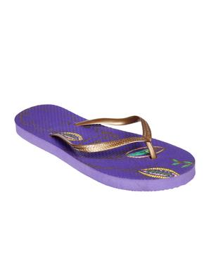 purple rubber flip flop - 15168597 - Standard Image - 2