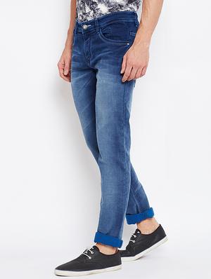 blue denim washed jeans - 15168944 - Standard Image - 2