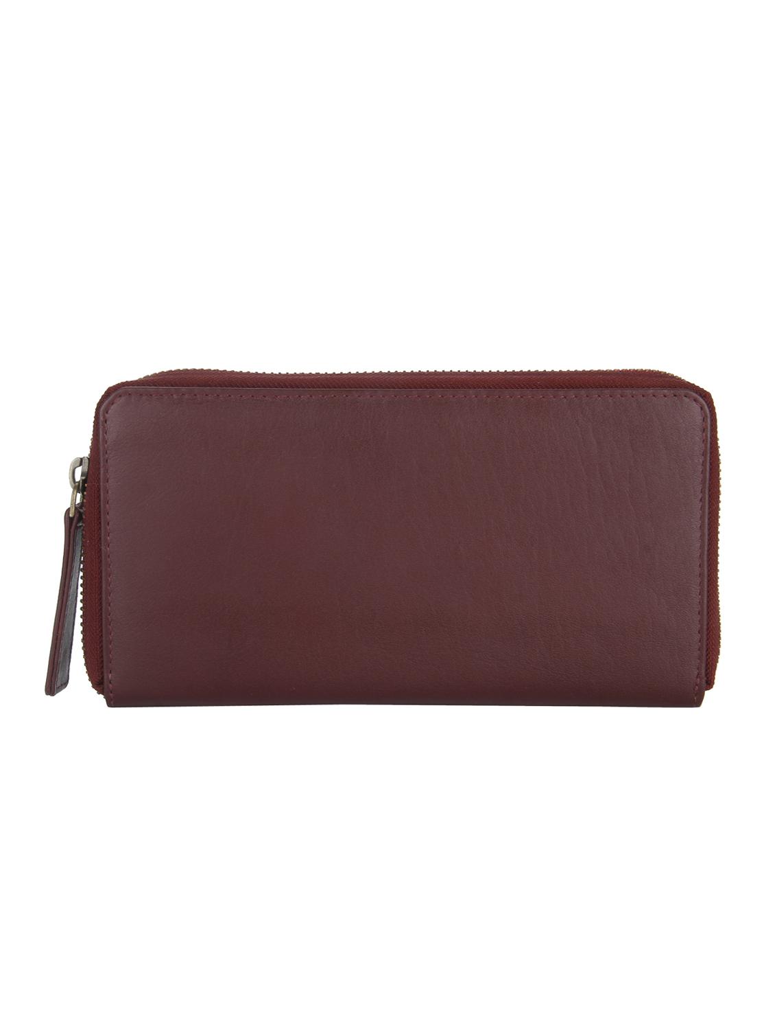 maroon leather wallet - 15169212 - Zoom Image - 2