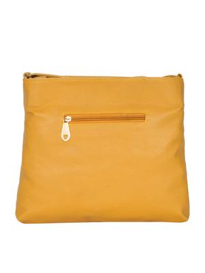 yellow leatherette regular sling bag - 15169361 - Standard Image - 2