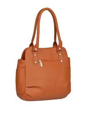 tan leatherette (pu) regular handbag - 15169589 - Standard Image - 2
