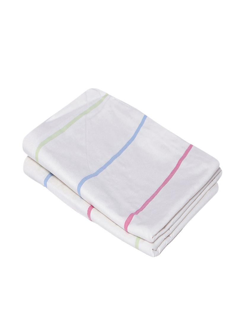 300 TC 100% Cotton Damask Contemporary Stripe Design, Multicolor, Pair Of Regular Size Pillow Covers - 15170351 - Zoom Image - 2