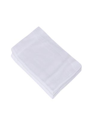 300 TC 100% Cotton Damask Self Pattern Design, White Color, Pair Of Regular Size Pillow Covers - 15170377 - Standard Image - 2