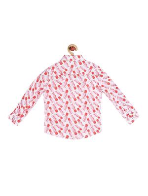 red cotton shirt - 15172997 - Standard Image - 2