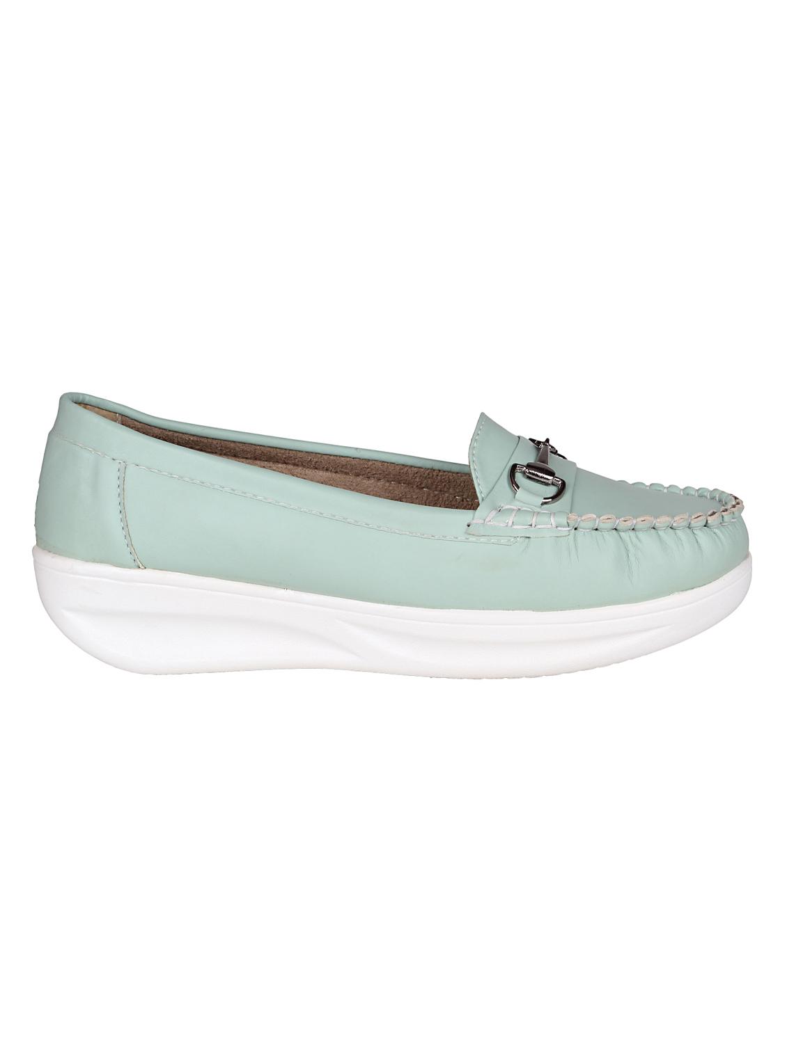 sea green resin slip on loafers - 15173292 - Zoom Image - 2
