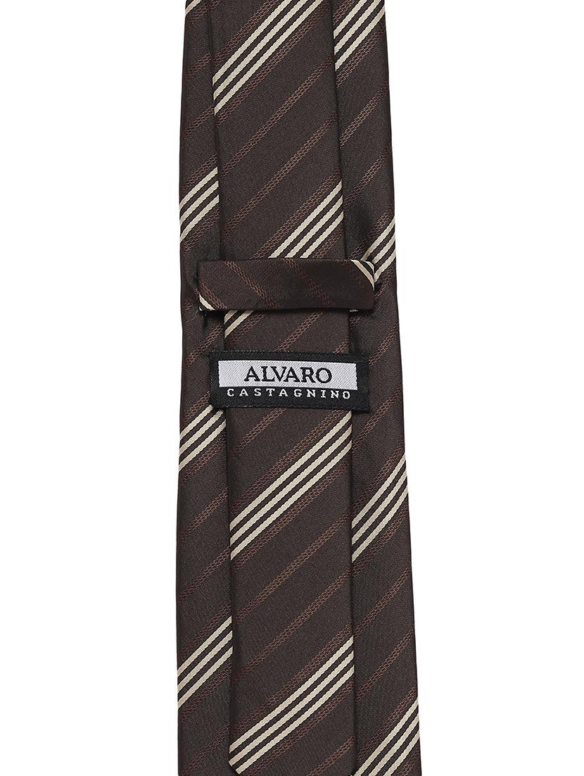 brown::beige microfiber tie - 15173760 - Zoom Image - 2