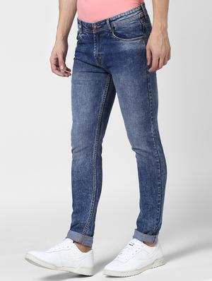 blue denim washed jeans - 15175243 - Standard Image - 2