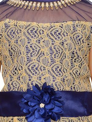 blue net gown - 15175584 - Standard Image - 5
