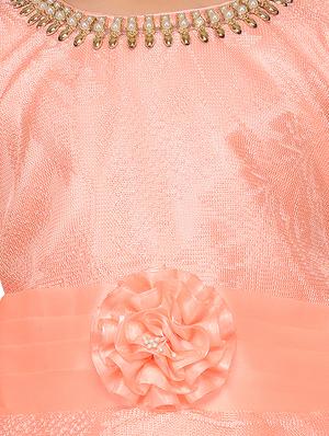 pink net gown - 15175592 - Standard Image - 5