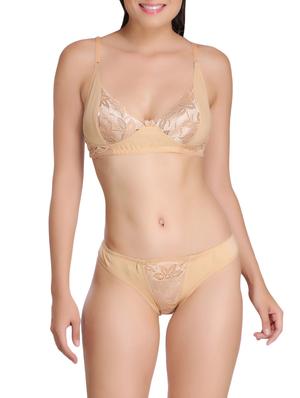 Set of 2 multi colored rayon bras and panty set - 15176849 - Standard Image - 5
