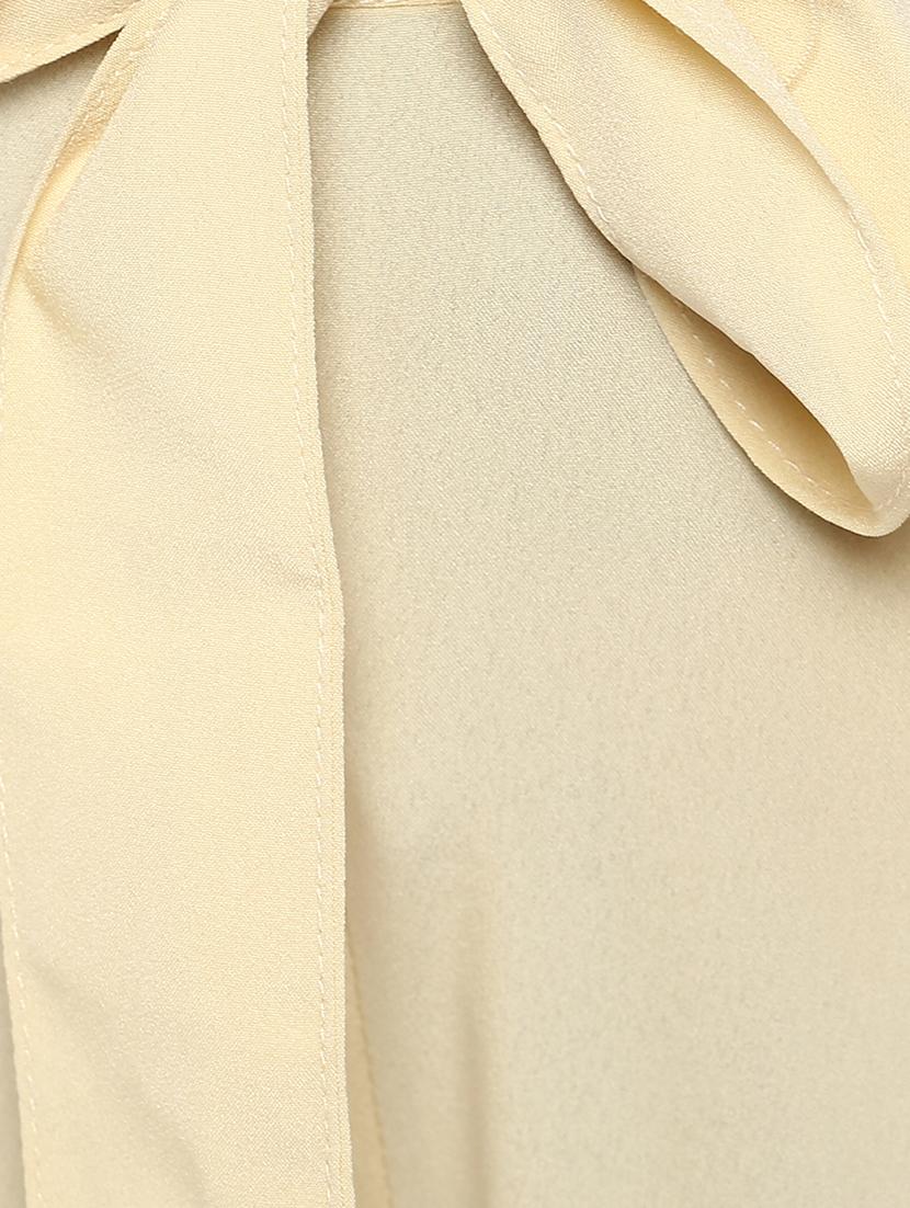 beige solid straight palazzo - 15177120 - Zoom Image - 5