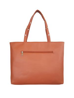 tan leatherette (pu) regular handbag - 15179320 - Standard Image - 2