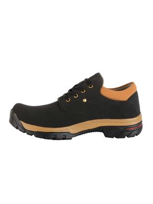 black leatherette lace up boot - 15182184 - Standard Image - 2