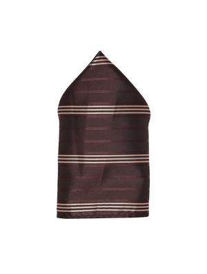 brownbeige polyester pocketsquare - 15183749 - Standard Image - 2