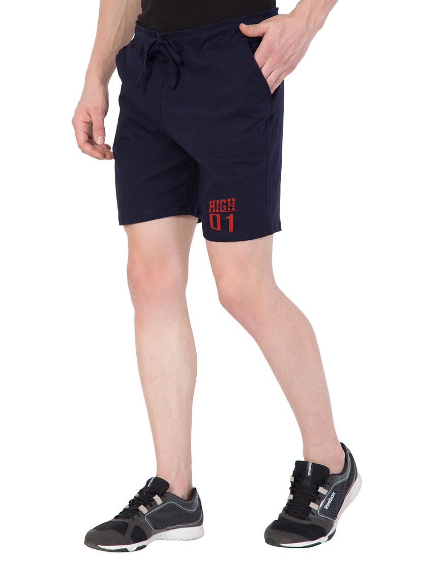navy blue cotton shorts - 15185558 - Zoom Image - 2