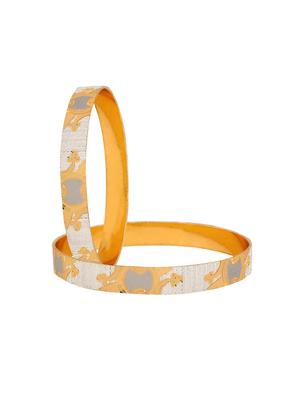 gold brass bangle - 15185830 - Standard Image - 2