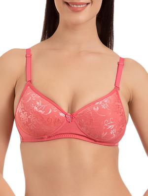 Set of 2 pink solid t-shirt bra - 15186555 - Standard Image - 2