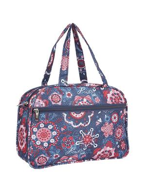 blue cotton polyester blend regular handbag - 15189910 - Standard Image - 2