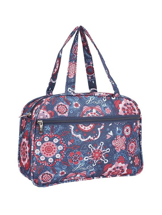 blue cotton polyester blend regular handbag - 15189910 - Zoom Image - 2