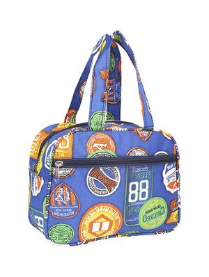 blue cotton polyester blend regular handbag - 15189929 - Standard Image - 2